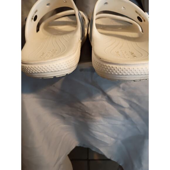 Classic Out Of This World Crocs Sandals Blue White Sz 11 M Beach Comfort Pool Su - Picture 9 of 9